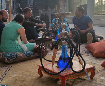 Marokkaanse feest en thee terras